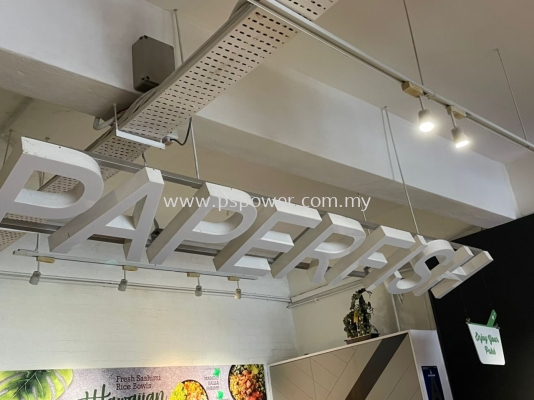 3D Metal Wording Signage