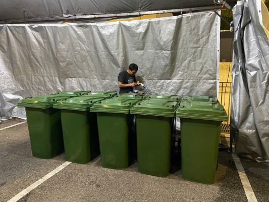 Tong Sampah Hijau 120L / 240L Untuk Di Sewa