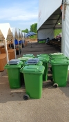 Green Garbage Bin 120L or 240L For Rental Bins For Rental Bins and Receptacles