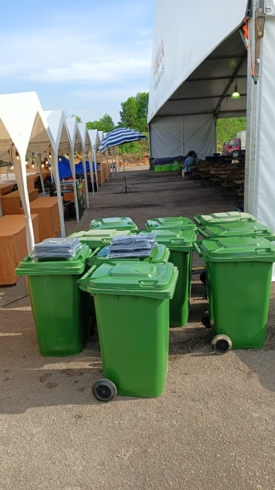 Green Garbage Bin 120L or 240L For Rental