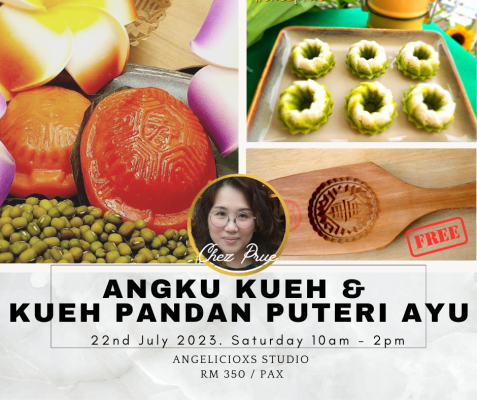 Ang Ku Kueh and Kuih Pandan Puteri Ayu Workshop