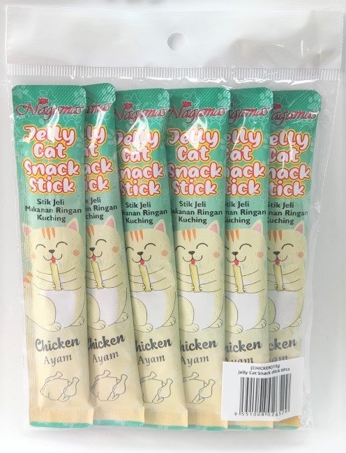 Nagamas Chicken Jelly Cat Snack Stick 6pcs