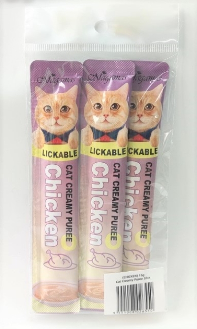 Nagamas Chicken Cat Creamy Puree 3pcs