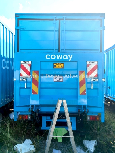 SEPADU FLEET SDN BHD COWAY LORRY TRUCK CUTTING STICKER AT KLANG, SELANGOR, MALAYSIA