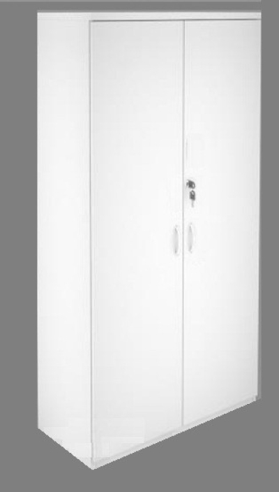 White colour high swing door cabinet with lock 2025H