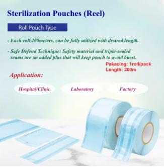 Sterilization Pouches (Reel) Size S - 50mm (Code 55541)