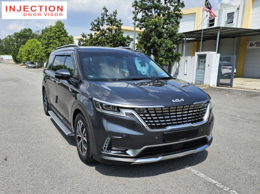 KIA GRAND CARNIVAL 2022 - ABOVE = INJECTION DOOR VISOR WITH STAINLESS STEEL LINING