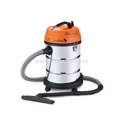 QUASA WDV-67301 1000W 30L COMMERCIAL WET & DRY VACUUM CLEANER (SS TANK)