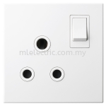 JASMART T5015S 1GANG 15A SWITCH SOCKET WHITE