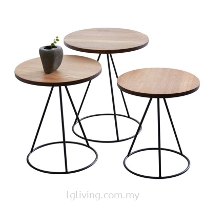 SEOUL Nesting Table (Round Leg)