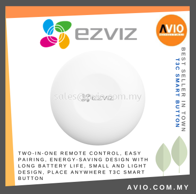 Ezviz Wireless Wifi Wi-Fi Battery Smart Home Emergency Panic Arm Disarm Alarm Button Zigbee App Support T3C Smart Button