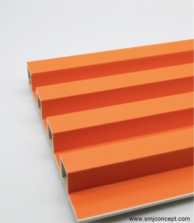 Fluted Panel Model No  DP004 Hermes Orange Peel 