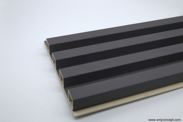 Fluted Panel Model No  DP001 Matte Black 