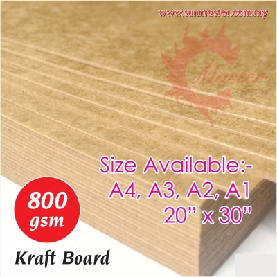 A3 800gsm Kraft Board (100s)