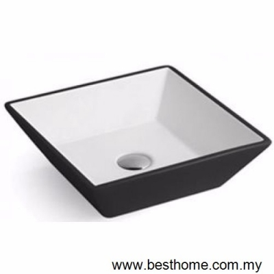 Besen Seni Kaunter Atas : BLACK  WHITE LC410-BW  LC-SYW-WHB-09051-BK