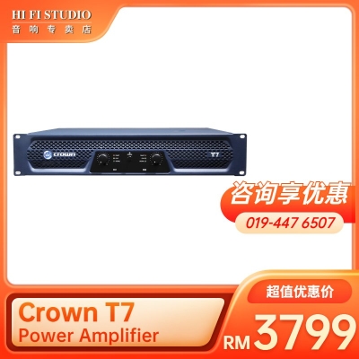 Crown POWER AMP T7 Dual channel, 950W @ 4