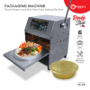 Round Shape Lunch Box Semi-Auto Sealing Machine Packaging