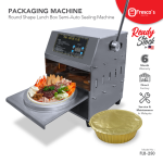 Round Shape Lunch Box Semi-Auto Sealing Machine