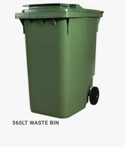 2 Wheeled 360L Green Bin