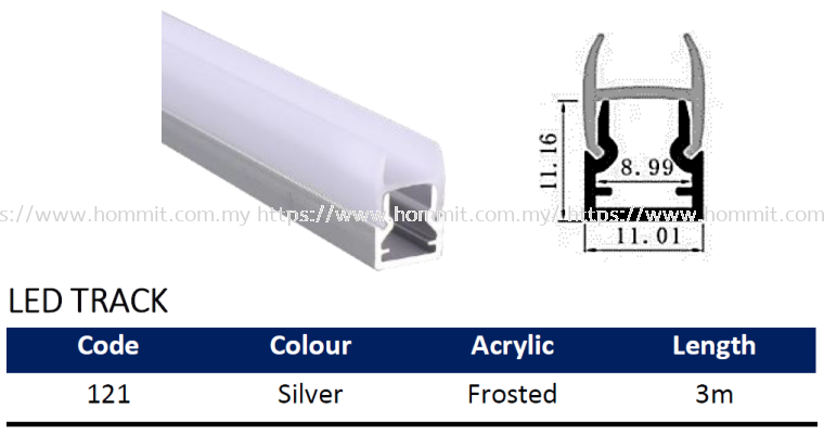 LED Track - Code 121