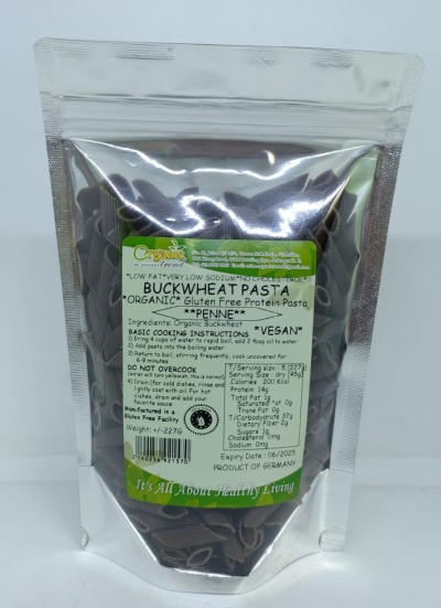 BUCKWHEAT PASTA-ORGANIC-PENNE