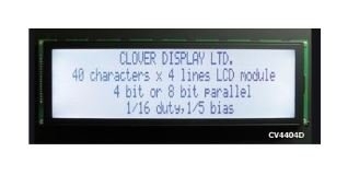 Clover Display CV4202C Module Size L x W (mm) 116.00 x 37.00