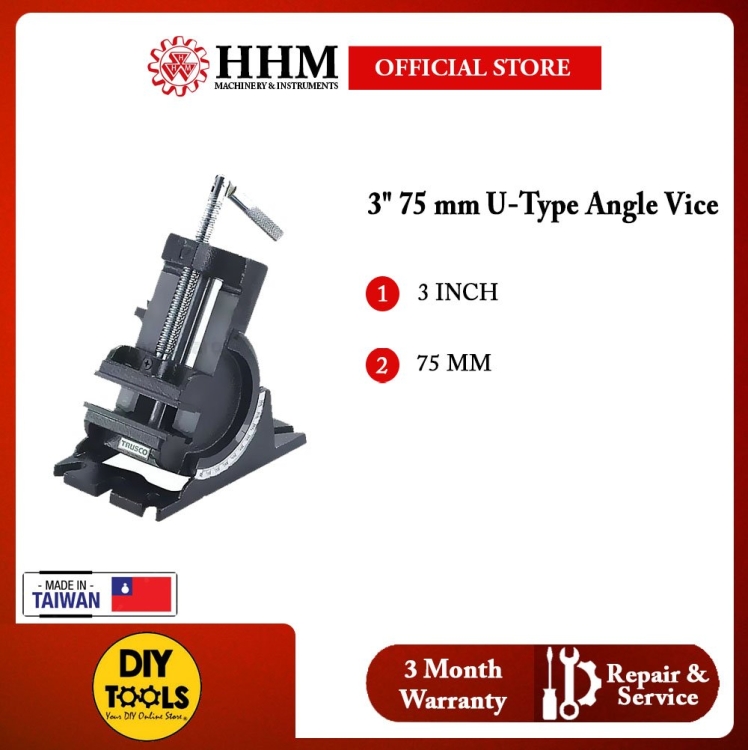 3" 75 mm U-Type Angle Vice