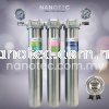 NanoTec 304 Stainless Steel Premium 20  Triple Housing Water Filter  Commercial and School (Restaurant, Fitness Center and etc)