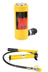 Long 10T(100mm stroke) with CP-180 pump 1 Way HydraulicCylinder c/w Hand Pump Mover Equipment