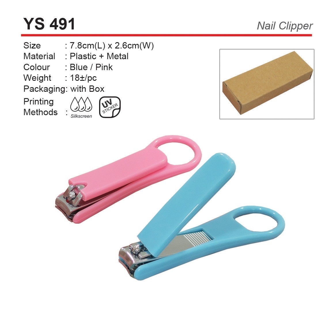 YS 491 NAIL CLIPPER