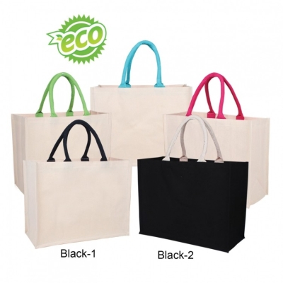 LAMINATED CANVAS BAG CAN-115PAT