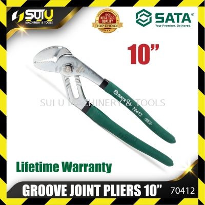 SATA 70412 GROOVE JOINT PLIERS 10"