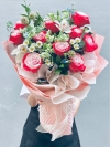 Spring Aura Roses Bouquets -Fresh Flowers 