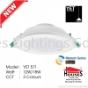 YET 571 R 12W 18W GLASS 3-COLOURS MEMORY YETPlus Led Downlight