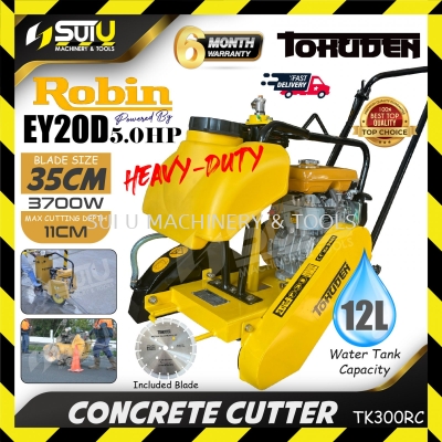 TOKUDEN TK300RC 5HP Concrete Cutter with Robin EY-20D Engine 3700W 3600RPM