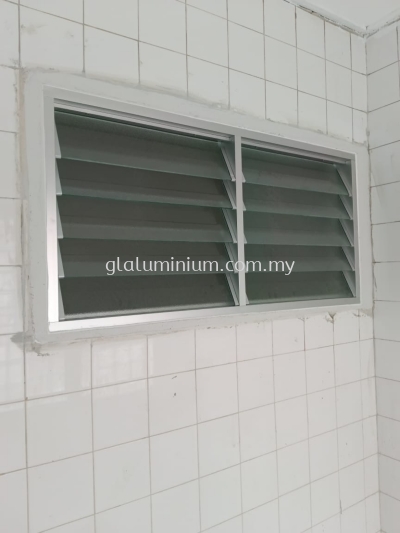 aluminium frame Naco fix glass @Jalan lndah 1/17,Taman Universiti lndah, Sri Kembangan 