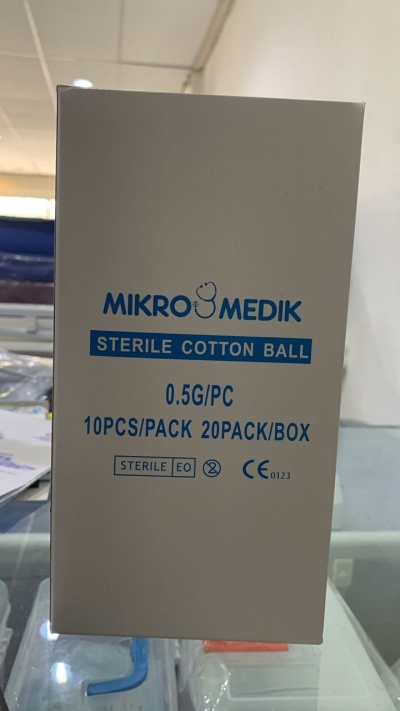 Sterile cotton ball ( RM 15 )