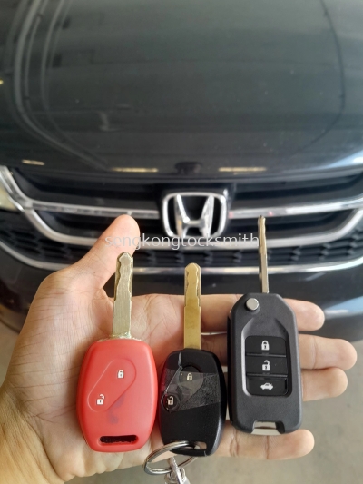 duplicate Honda car key control 