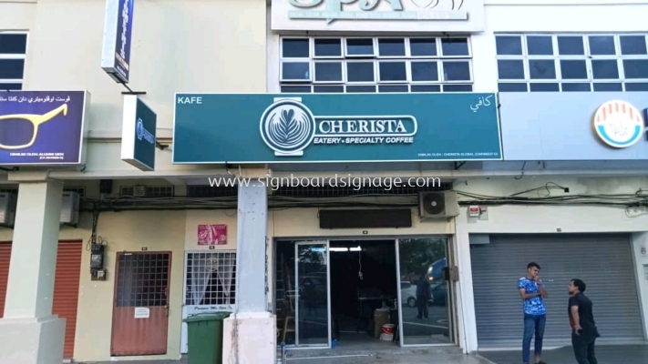 Cherista - Eatery - Speciality - Coffee - Outdoor 3D LED Frontlit Signage - Subang Jaya 