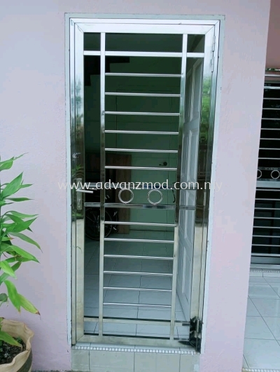 Stainless Steel Sliding Grille Door 