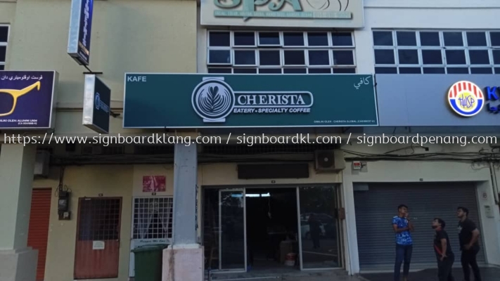 Cherista 3D LED Frontlit Lettering Logo Signboard At Kuantan