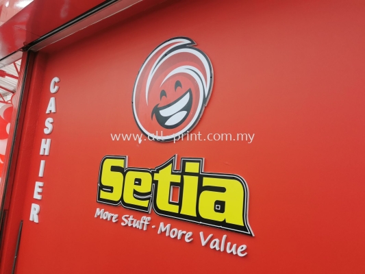 Setia RM2.40 Bandar Tun Razak - Cut Out PVC foamboard