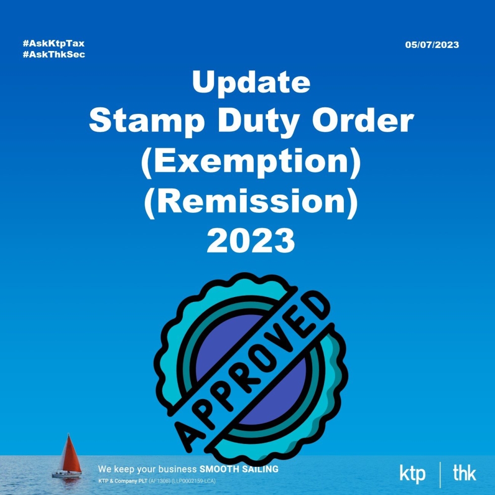 Stamp Duty Order 2023