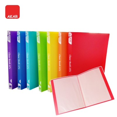 10's Pockets A4 Size Clear Book / 10's Clear Holder / Shade Solid Series