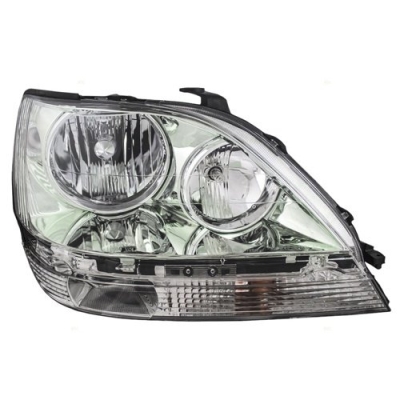 RX300 Harrier `99 Head Lamp Crystal Chrome Green