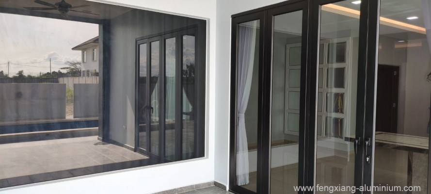 Contoh Pintu Lipat Aluminium