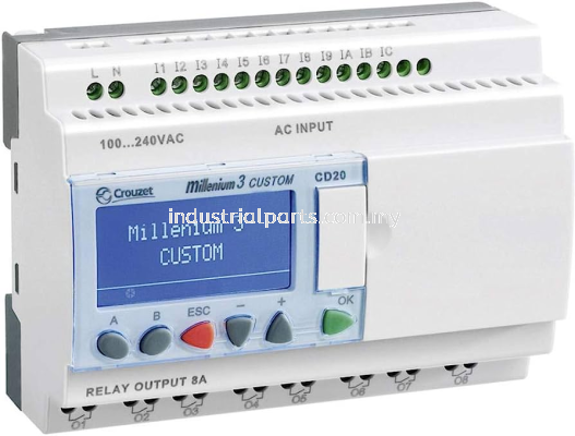 Crouzet Millenium 3 Custom CD20R Logic Controller 88974051 - Malaysia