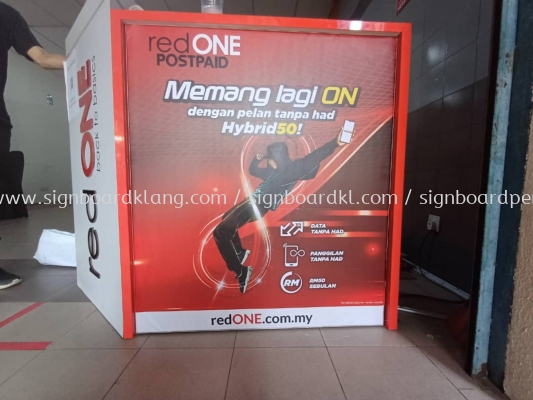 Red One Fabric Lightbox Signboard 