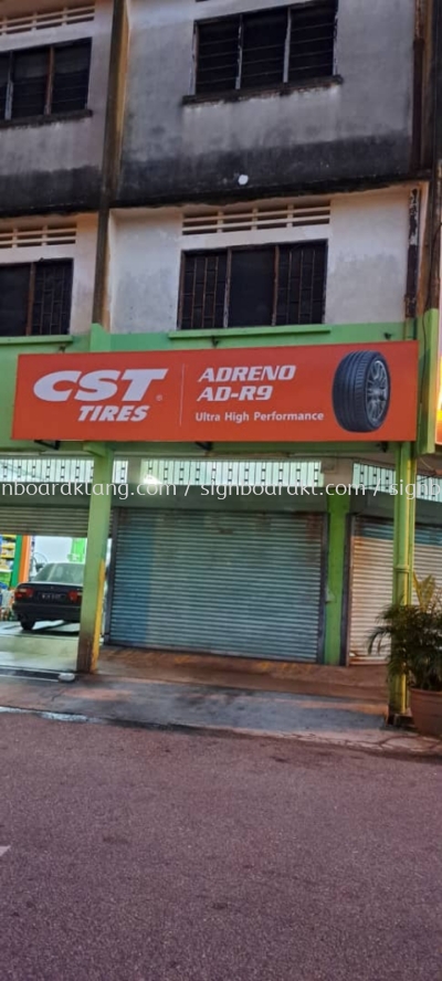 CST Tires Metal G.I Signage At Perak
