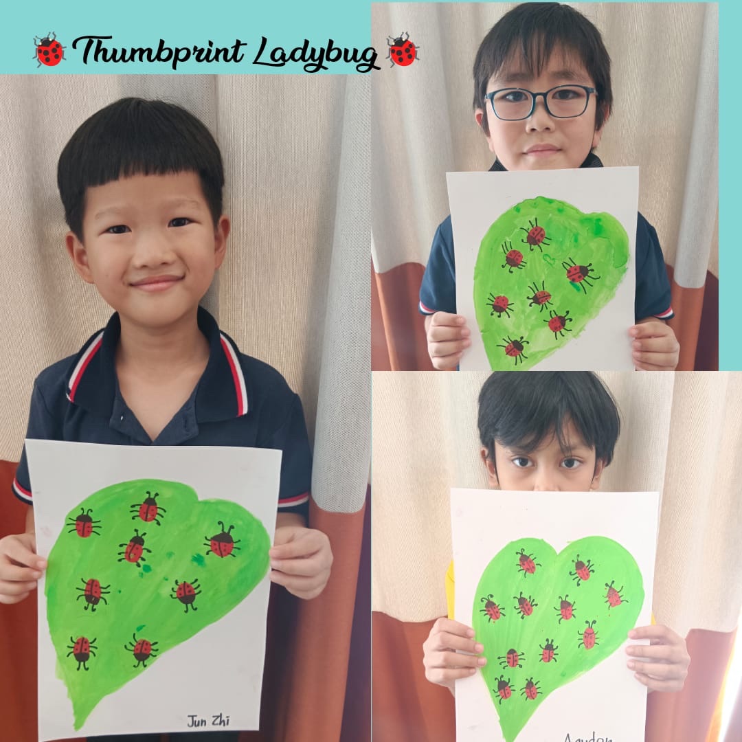  Thumbprint Magic with our Ladybug Art Activity! 